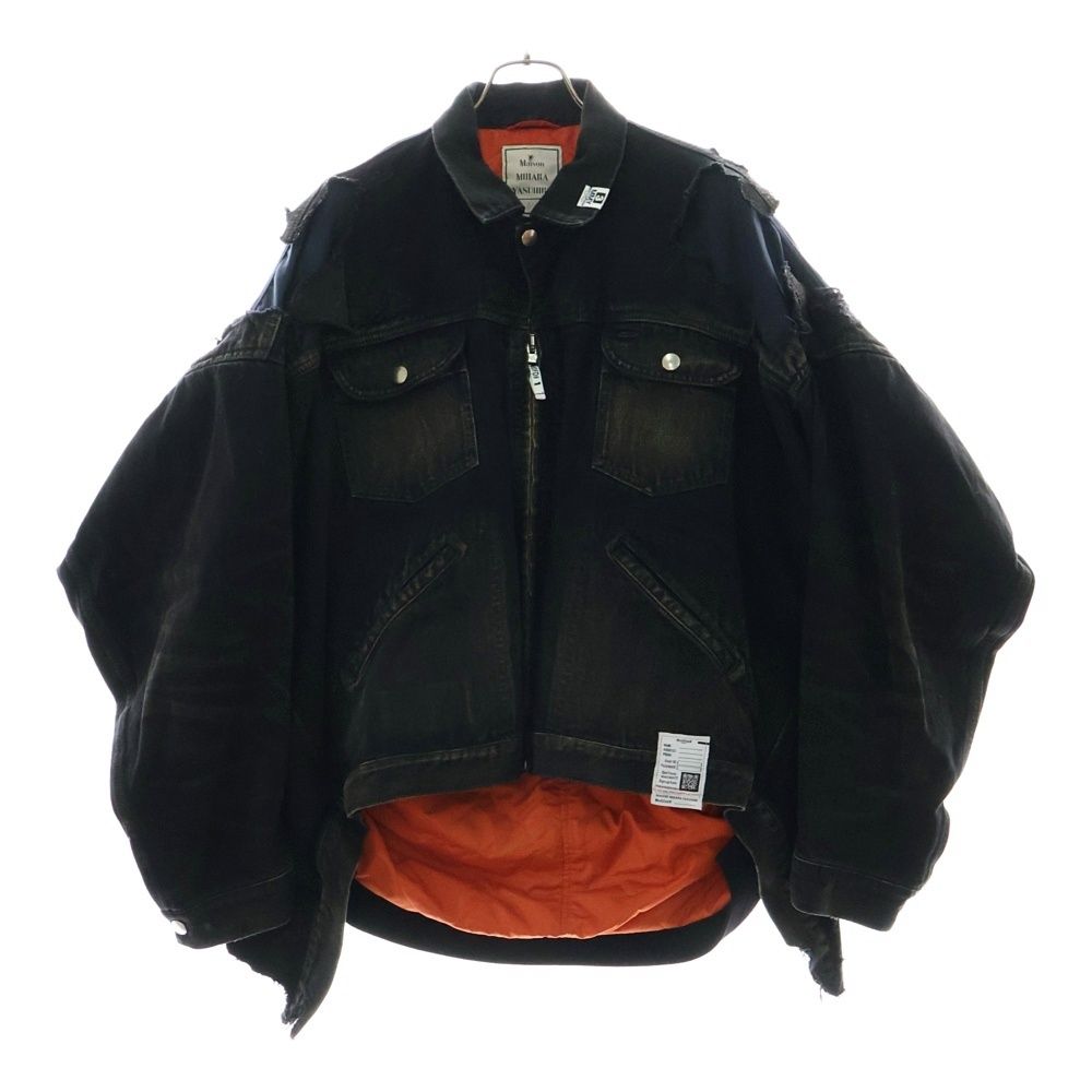 メゾンミハラヤスヒロ 24AW ダブルレイヤードデニムジャケット