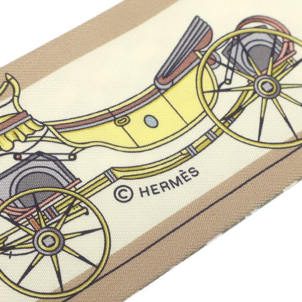 エルメス HERMES スカーフ ツイリー シルク ヴェールアマンド