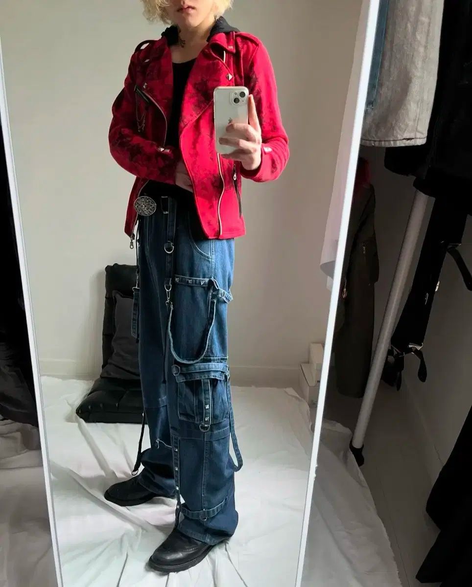 Rare 00s Archive Y2K Multi Zip Riders Jacket 00s Japanese Label