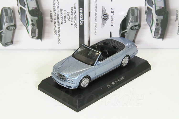 中古品＞京商 1/64 ベントレー アズール スカイブルー ベントレー ミニカーコレクション1 Kyosho 1/64 Bentley Azure  skyblue - メルカリ