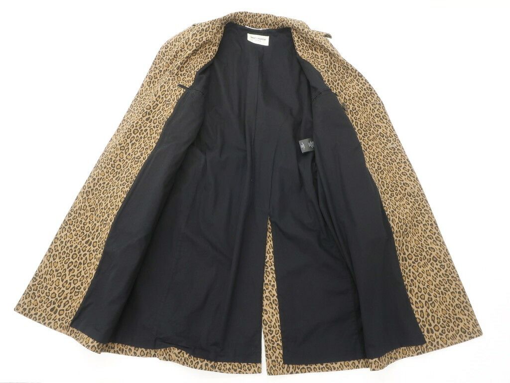 中古】サンローラン パリ Saint Laurent Paris エディ期 レオパード柄