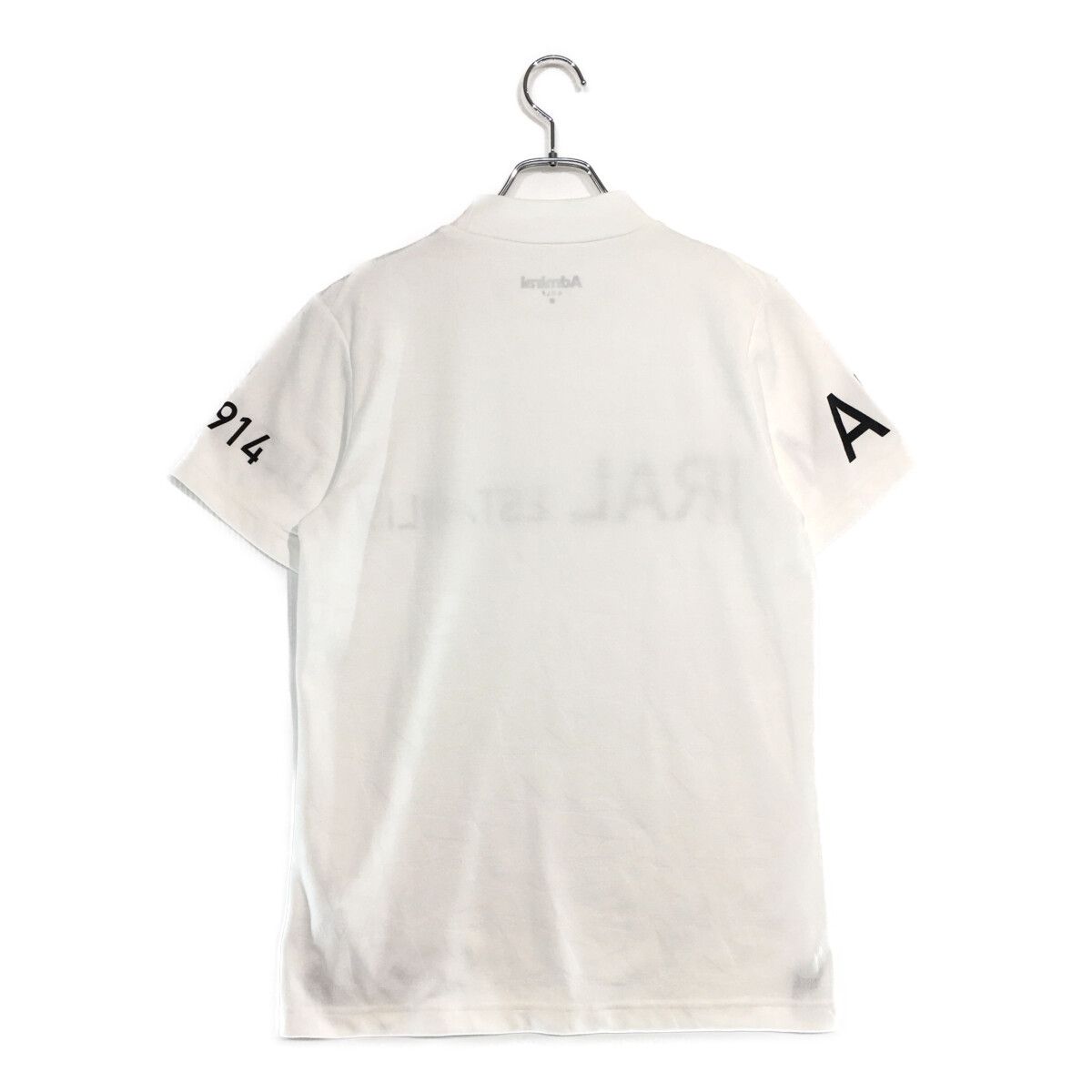 Admiral - coco 中古 アドミラルゴルフ Admiral Golf メンズ 長袖シャツ M 白 ホワイト モックネック ストレッチ シンプル Admiral - coco 中古 アドミラルゴルフ Admiral Golf レディース