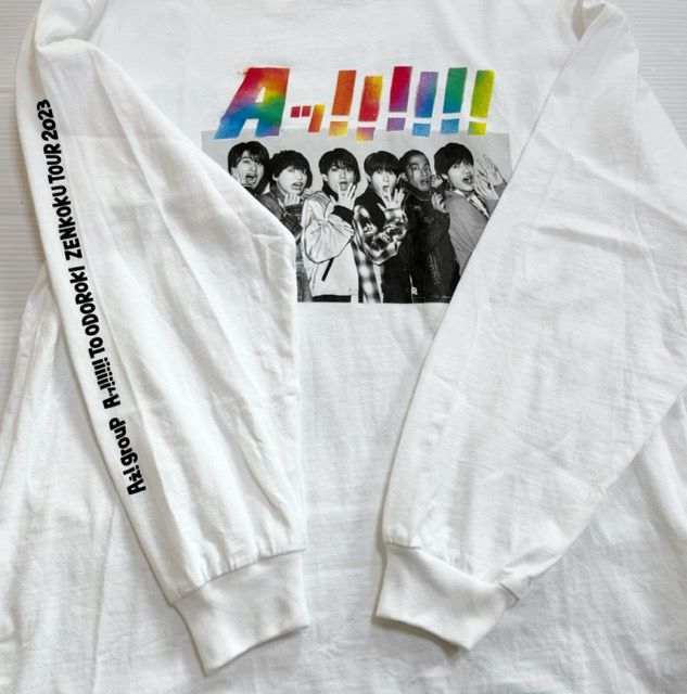 aぇ! group（ええ グループ）Aぇ! group Aッ!!!!!と驚き全国ツアー2023 長袖Tシャツ ロンT【F0118-007】144 -  メルカリ