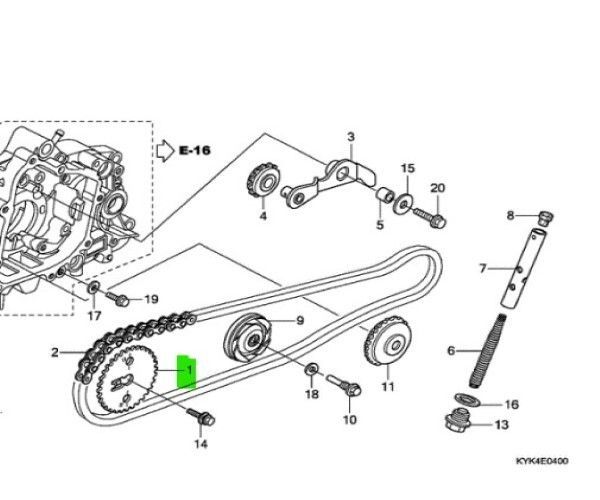 ホンダ 純正 CRF110F スプロケットカム(32T) HONDA CRF110F SPROCKET CAM 未使用 Genuine メーカー純正品  JDM OEM - メルカリ