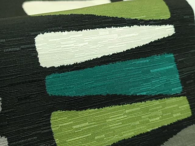 平和屋着物□極上 両方向 全通柄 京袋帯 WAKKA ワッカ 鱗文 横段文  