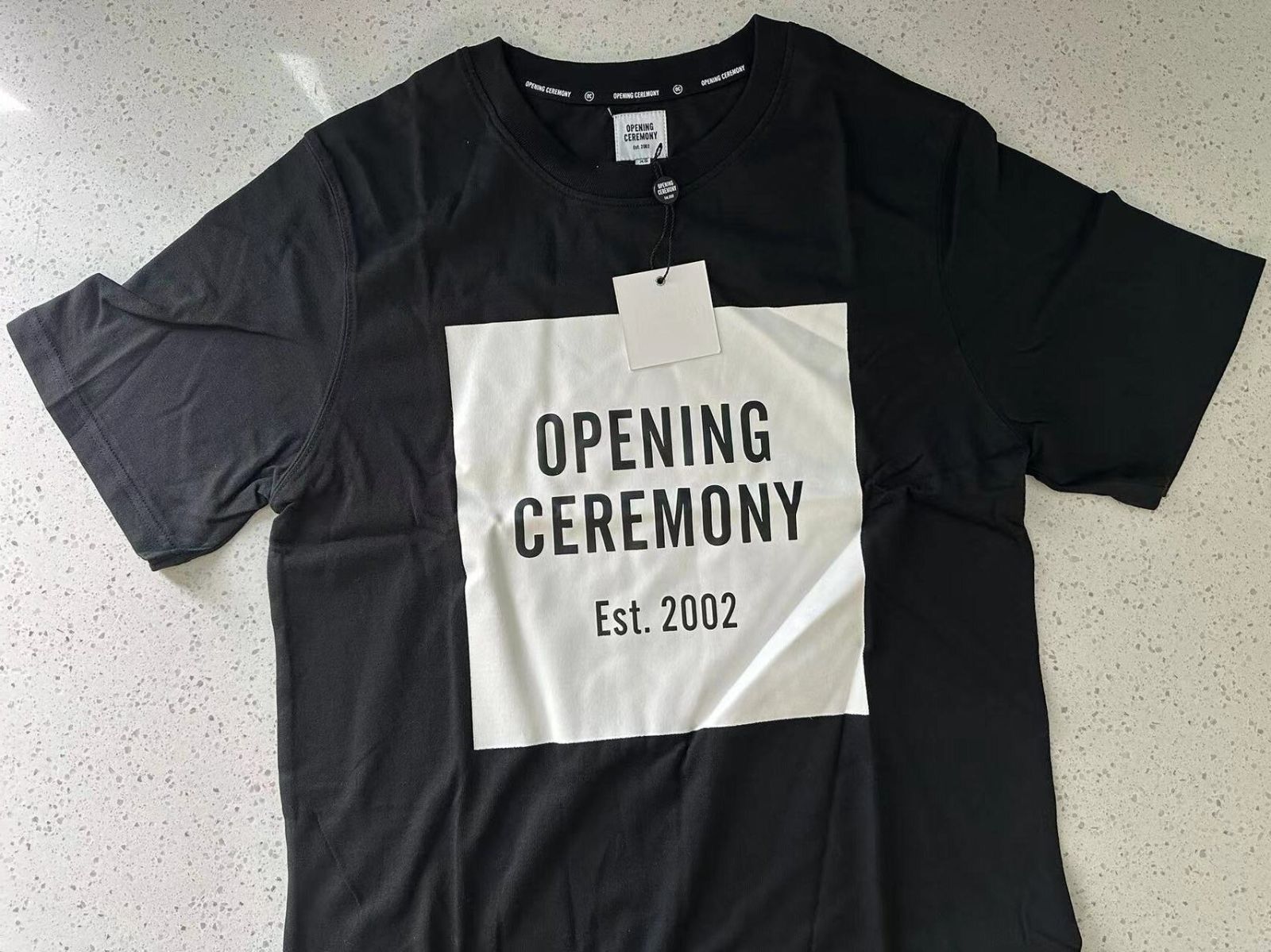 OPENING CEREMONY オープニングセレ Ｔシャツ 半袖 夏 ブラック xsサイズ プリント