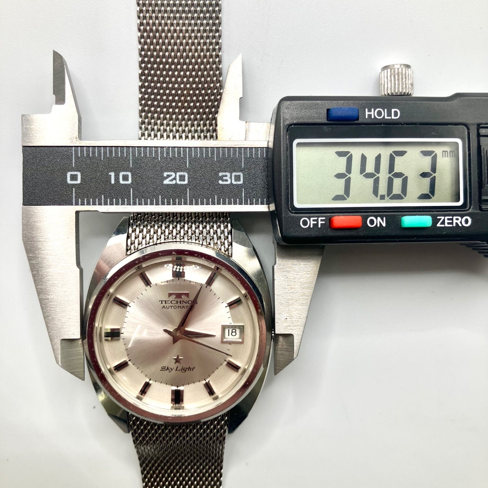 TECHNOS テクノス SkyLigt スカイライト 自動巻 腕時計 稼働品