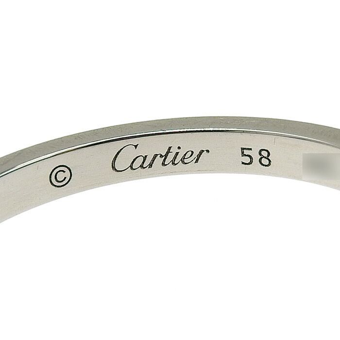 CARTIER カルティエ バレリーナ カーブ リング Pt950 プラチナ #58 18
