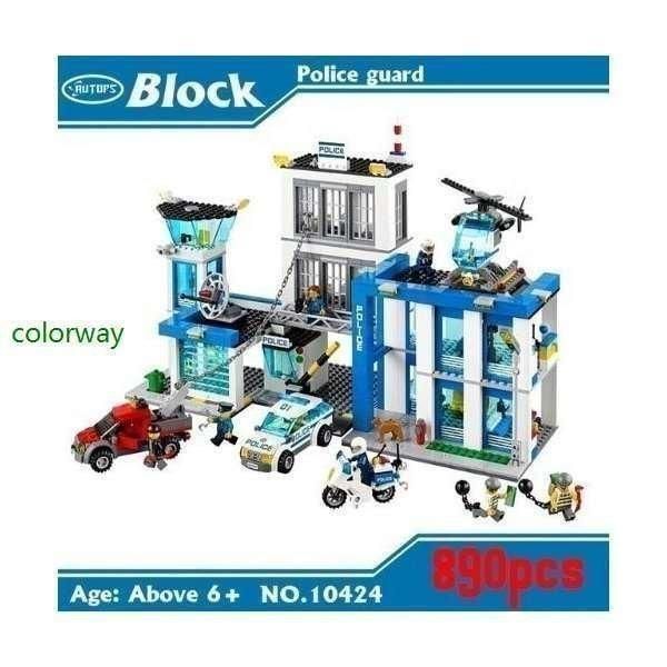レゴ互換 LEGO レゴ ブロック シティ ポリス ステーション 警察署 10424 レゴ互換 クリスマスプレゼント colorway