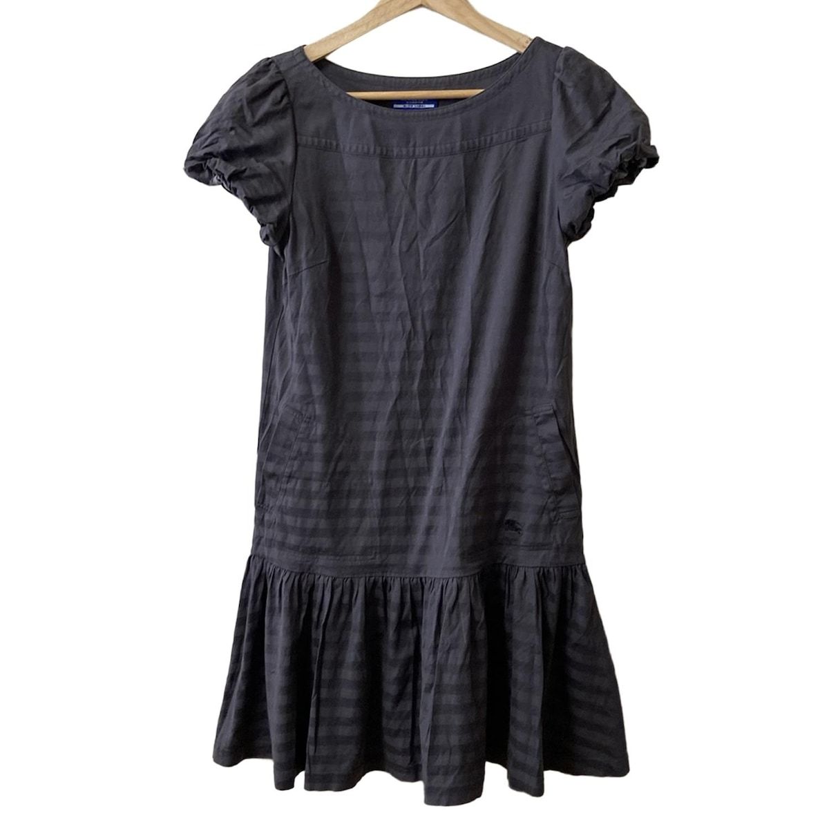 バーバリーブルーレーベル ワンピース 黒 38 楽天市場】バーバリー