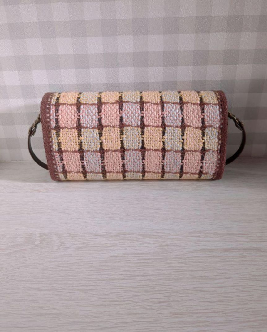 1点限定SALE・LINTON社製ツイードお財布バッグ(ニュアンスカラー)