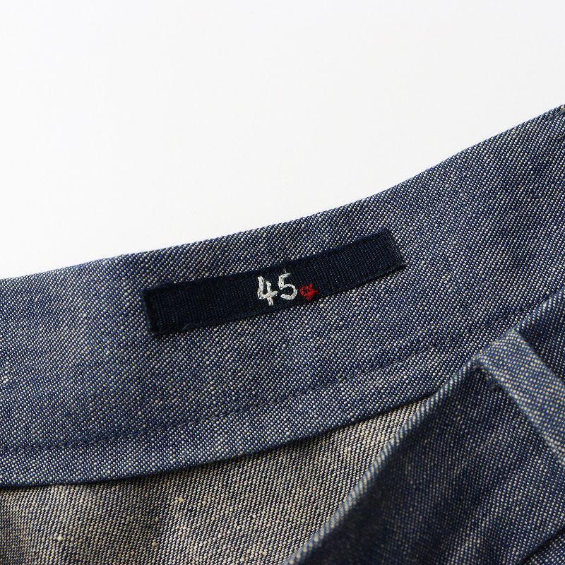 45R 45rpm スカート 2 インディゴブルー 柄 45R不死鳥プリントのスカート（インディゴ）: WOMEN｜45R
