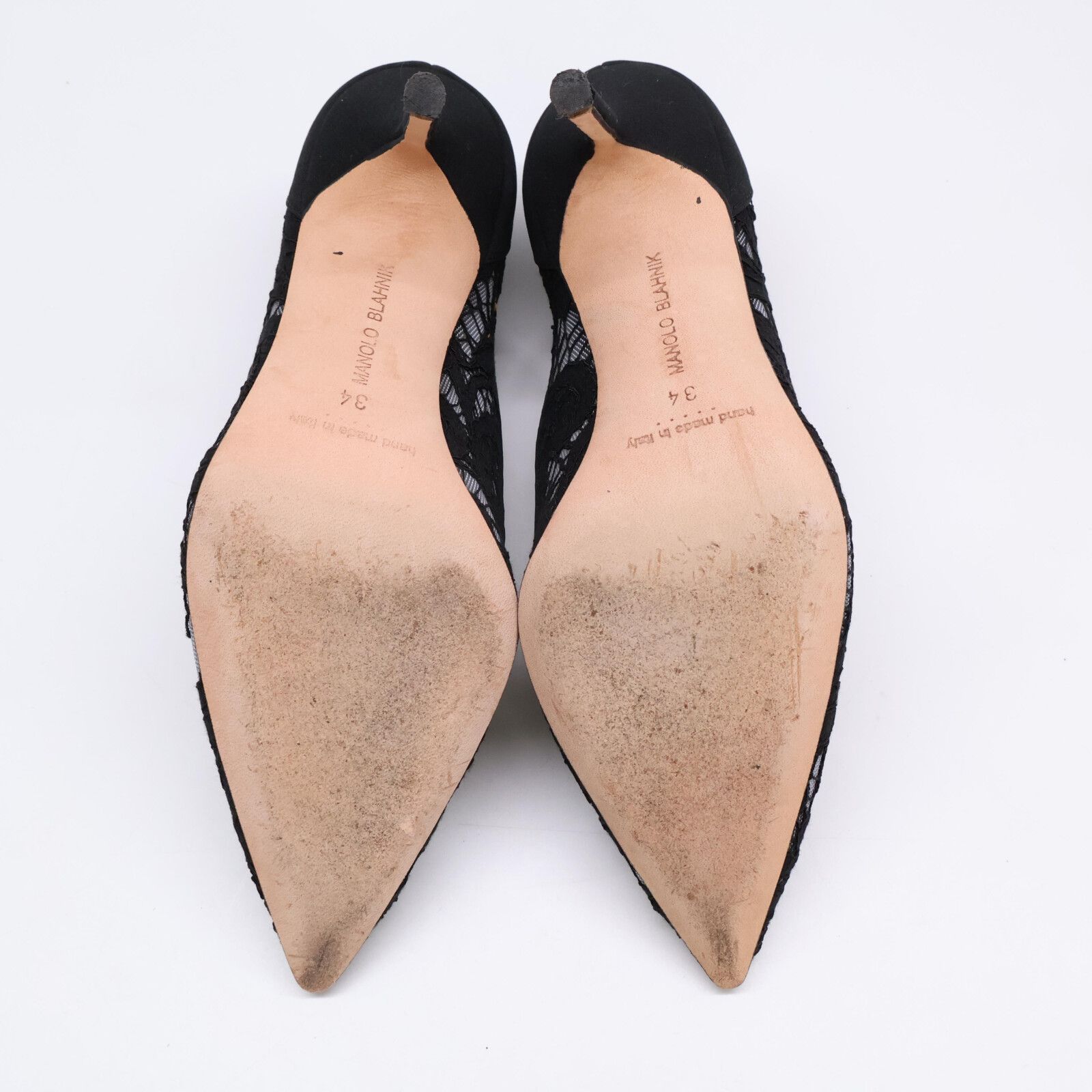 MANOLO BLAHNIK マノロブラニク レース パンプス 34 - メルカリ