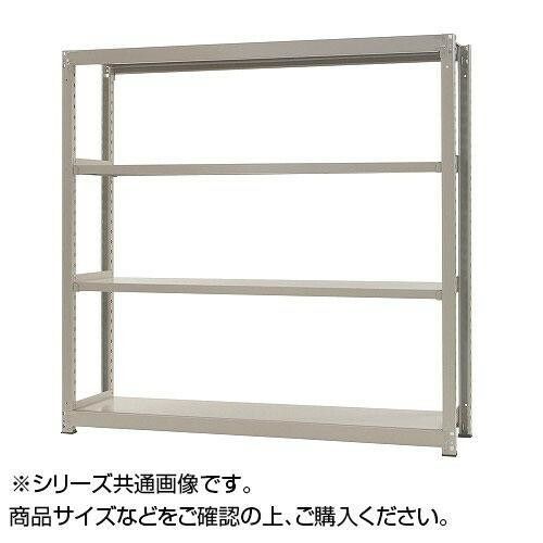 中量ラック 耐荷重300kgタイプ 単体 間口1200×奥行600×高さ1800mm 4段 ニューアイボリー