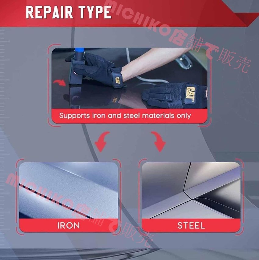 自動車ボディデントプーラーペイントレス修理キット 1000W車デント修理マシン誘導加熱PDR板金修理キット 磁気誘導PDRヒーターホットボックス 110V FFCRYSTALESIA_COM