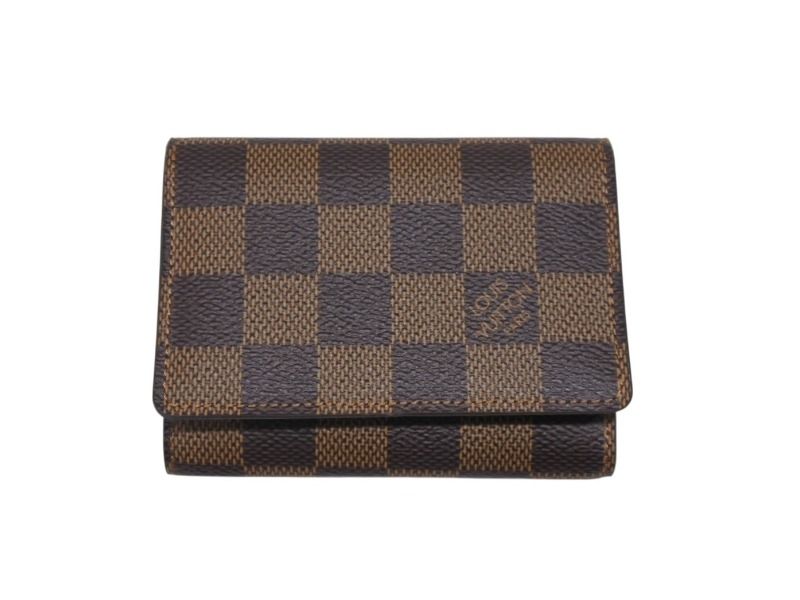 LOUIS VUITTON ルイヴィトン アンヴェロップ カルト ドゥ ヴィジット カードケース N62920 ダミエ ブラウン 4b006770