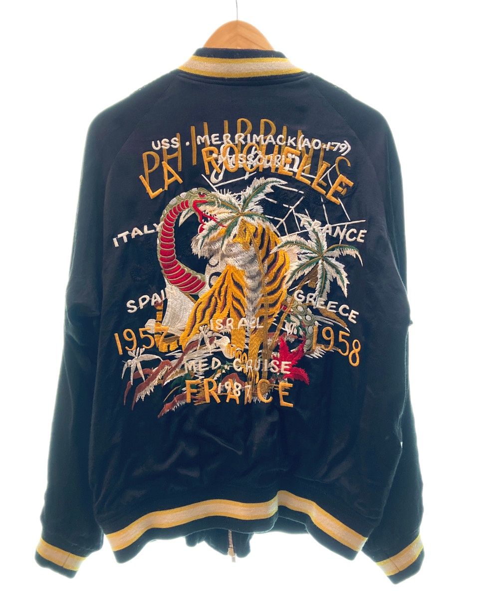 ダブレット カオス刺繍 スカジャン スーベニア M ブランド古着】CHAOS EMBROIDERY SOUVENIR JACKET カオス刺繍