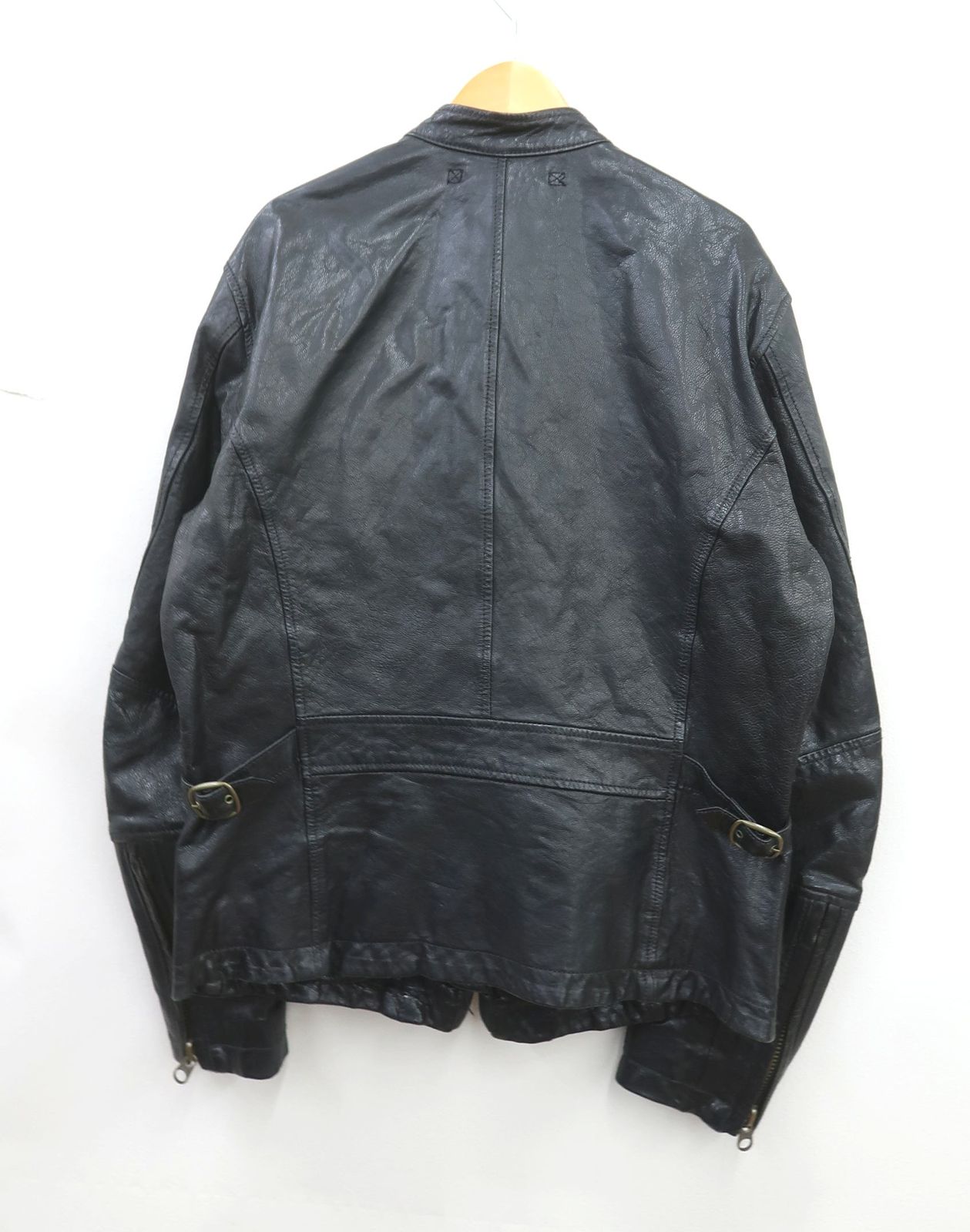 AVIREX アヴィレックス 6101018 ゴートスキン シングルライダースジャケット M