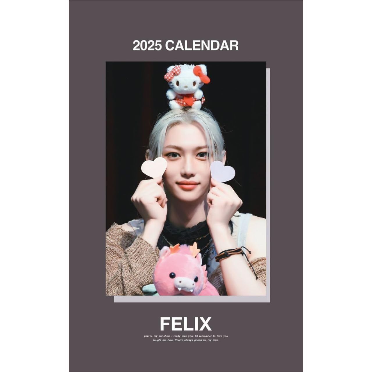 2025 壁掛けカレンダー [K-STAR Wall Calendar] (フィリックス Felix) - 取寄商品