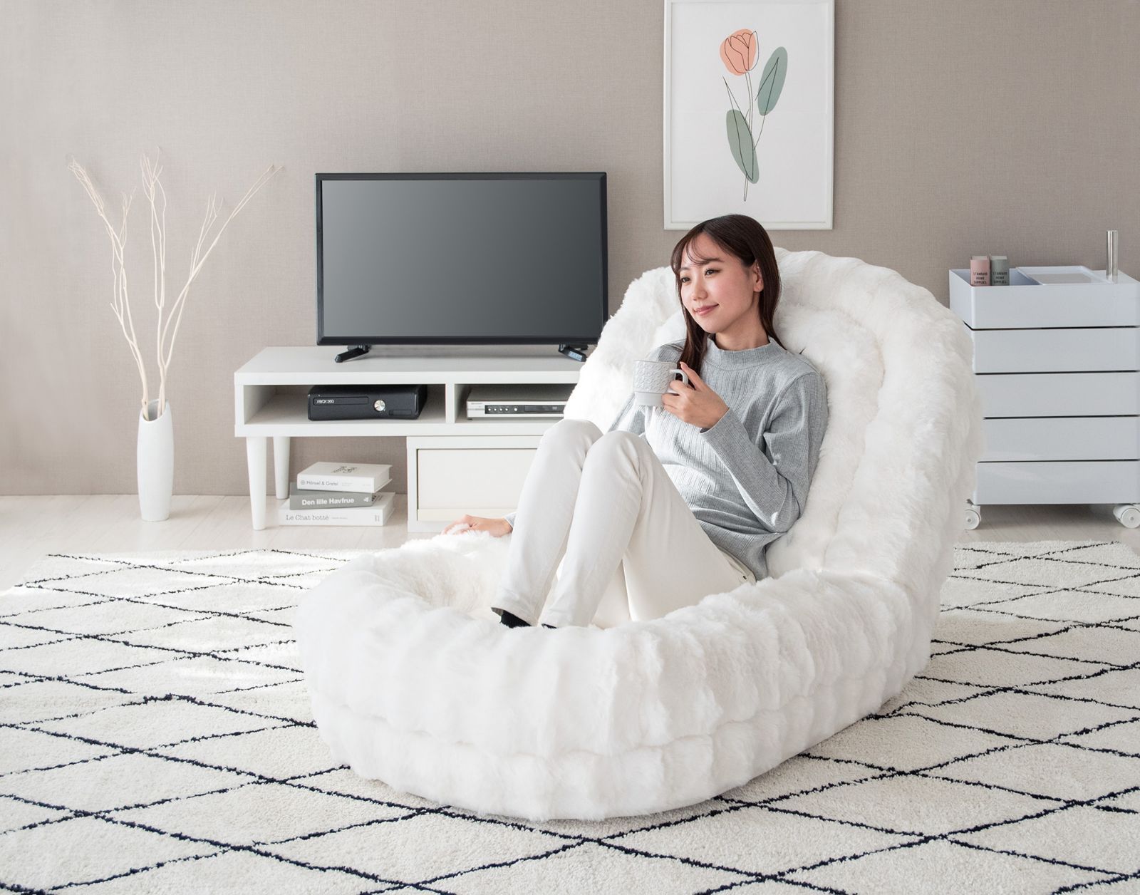 ソファベッド ホワイト