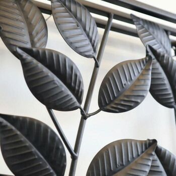 インテリア雑貨 壁飾り ウォールアート ブラックリーフ 2105TSF006 TALLINNNEXPO_COM