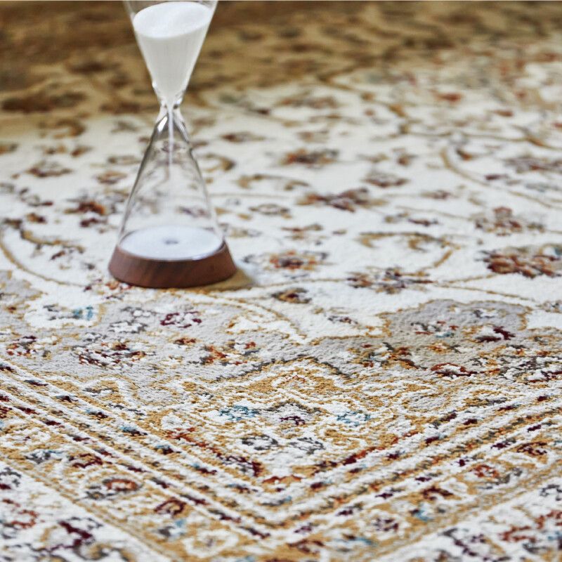 美術 ラグ ウィルトン織ラグ 約230×330cm メダリオン柄 エジプト製 バハレイヤ 2 4サイズ