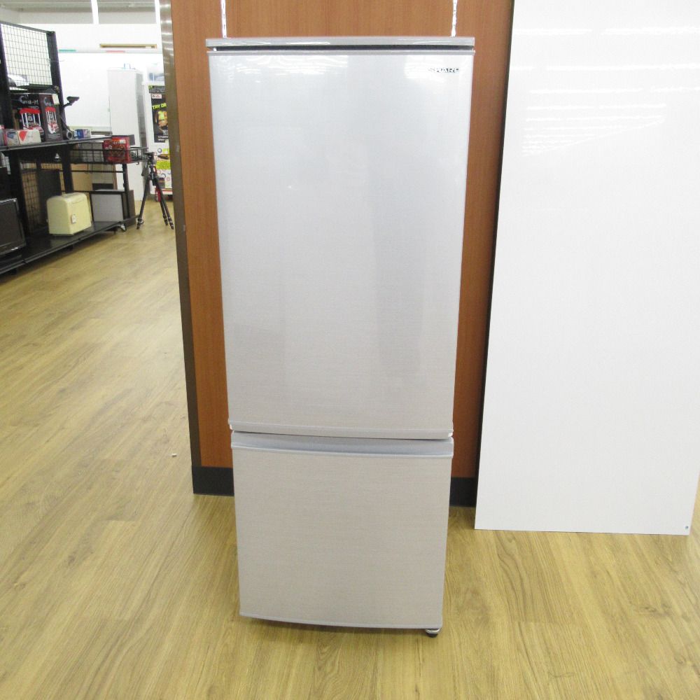SHARP シャープ 2ドア冷凍冷蔵庫 167L SJ-D17E-S 2019年 SHARP