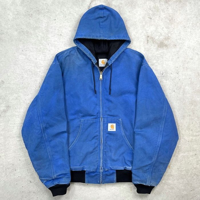 Carhartt　ダックジャケット　フレンチブルー　美品　メンズXL相当 80年代 Carhartt カーハート アクティブジャケット ダックジャケット