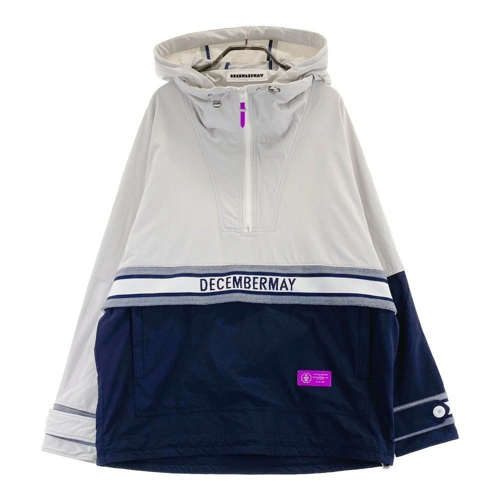 サイズ L DECEMBERMAY ディセンバーメイ 裏起毛 ハーフジップ ブルゾン グレー系 240101425959 ゴルフウェア メンズ ストスト