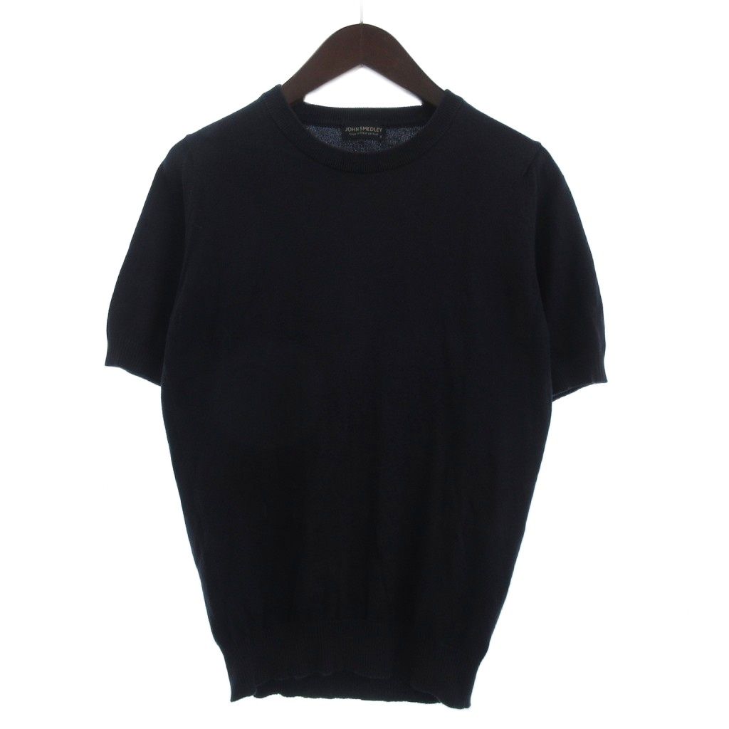 JOHN SMEDLEY /半袖ニット/sizeＳ/ネイビー JOHN SMEDLEY ネイビー 半袖ニット S