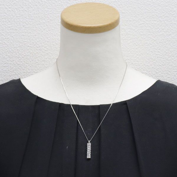 Pt900/ Pt850 ダイヤモンド ペンダントネックレス 1.00ct - メルカリ