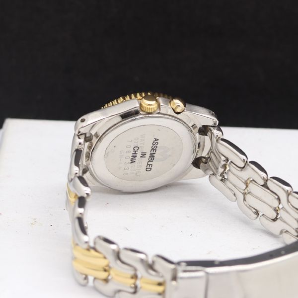 美品✨付属品完備 ICE LINK 4time ZONE 腕時計　白文字盤 稼働 入手困難】ICELINK 4TIME ZONE GENERATION GOLD