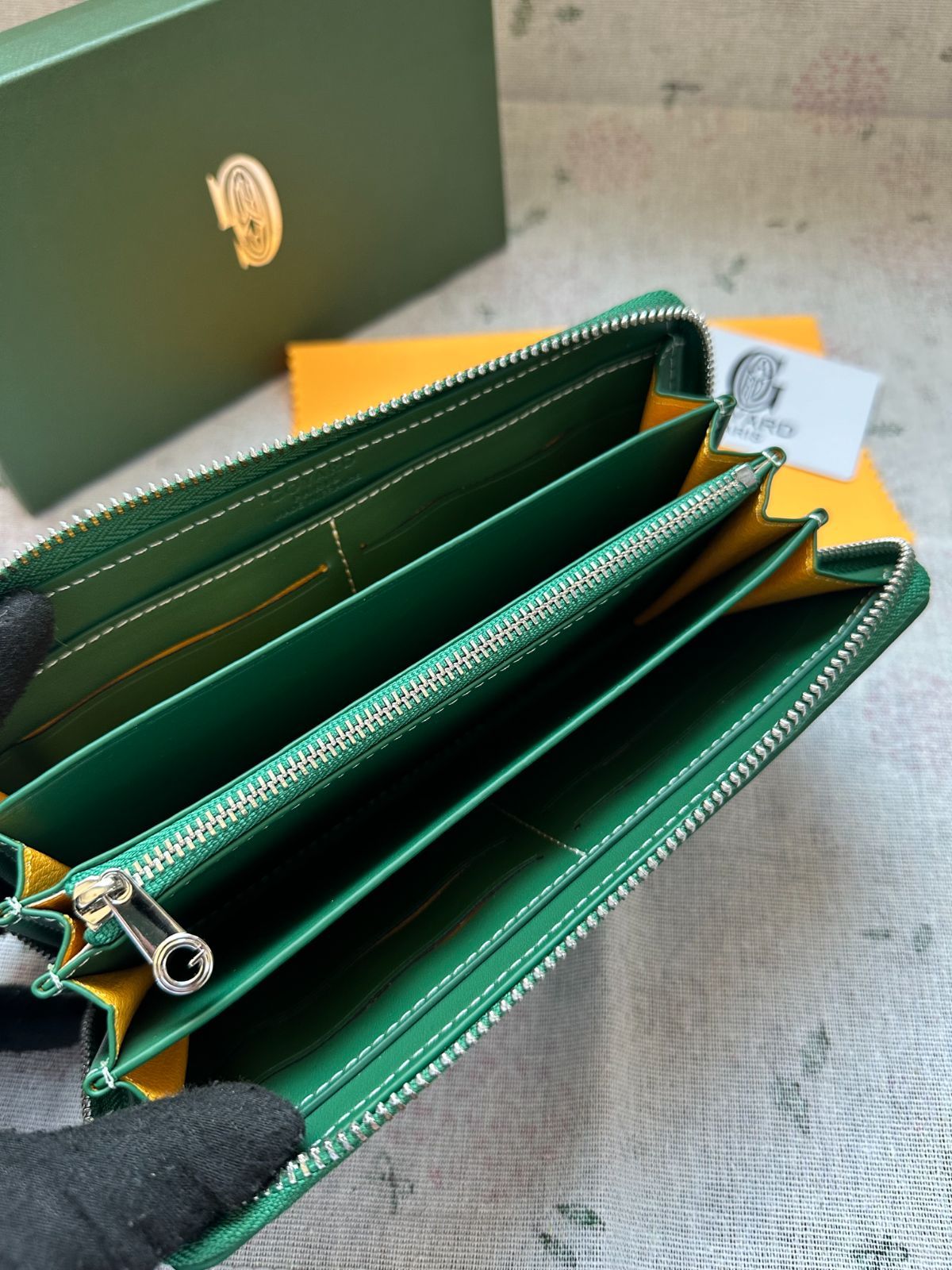 GOYARD グリーン 長財布 GOYARD グリーン 長財布