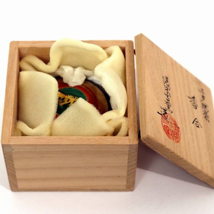 逢絢亭・新品】茶道具 七事式道具 重香合 裏千家流好み 木製 紙箱入り