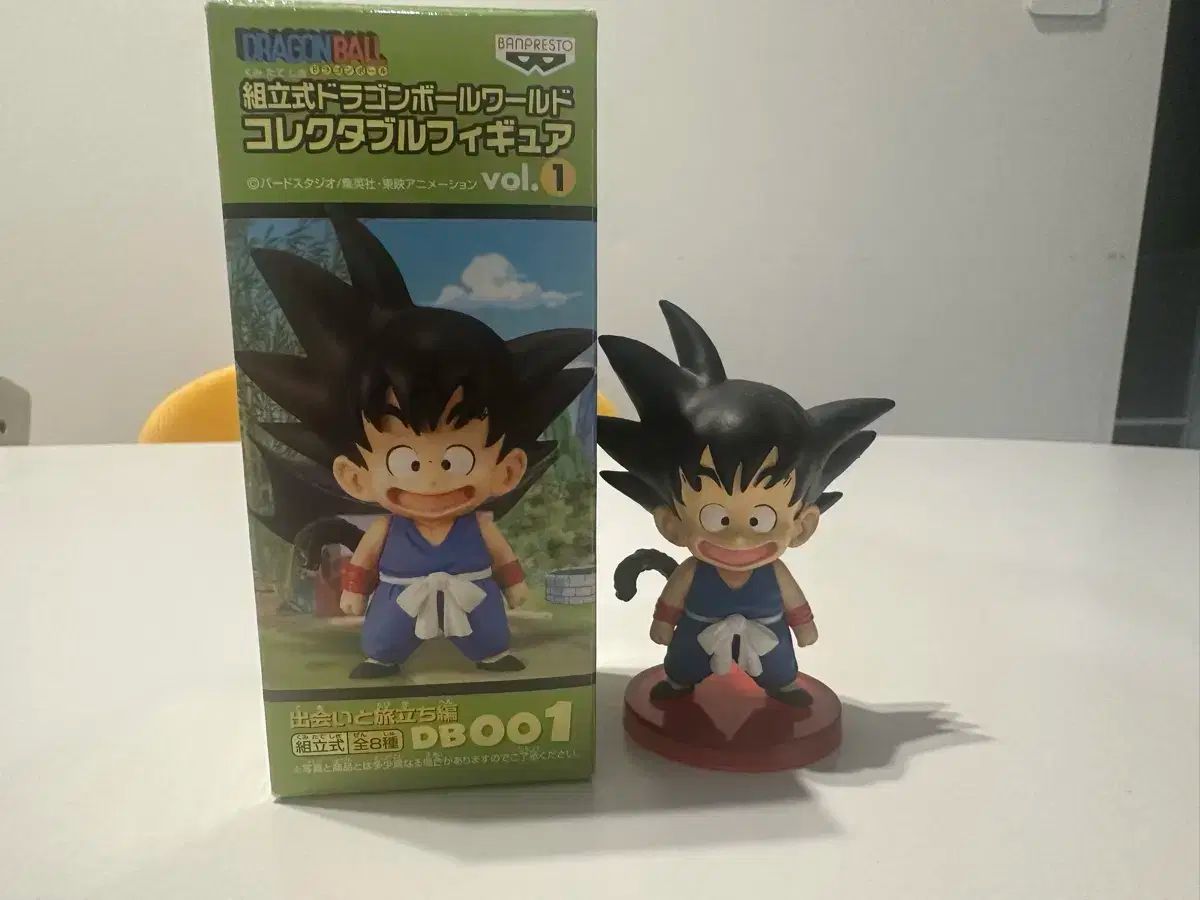 ドラゴンボール ワールドコレクタブル 1 焦げた 孫悟空 ゴールドキャット コレクタブルフィギュア　ドラゴンボール　出会いと旅立ち編　孫悟空