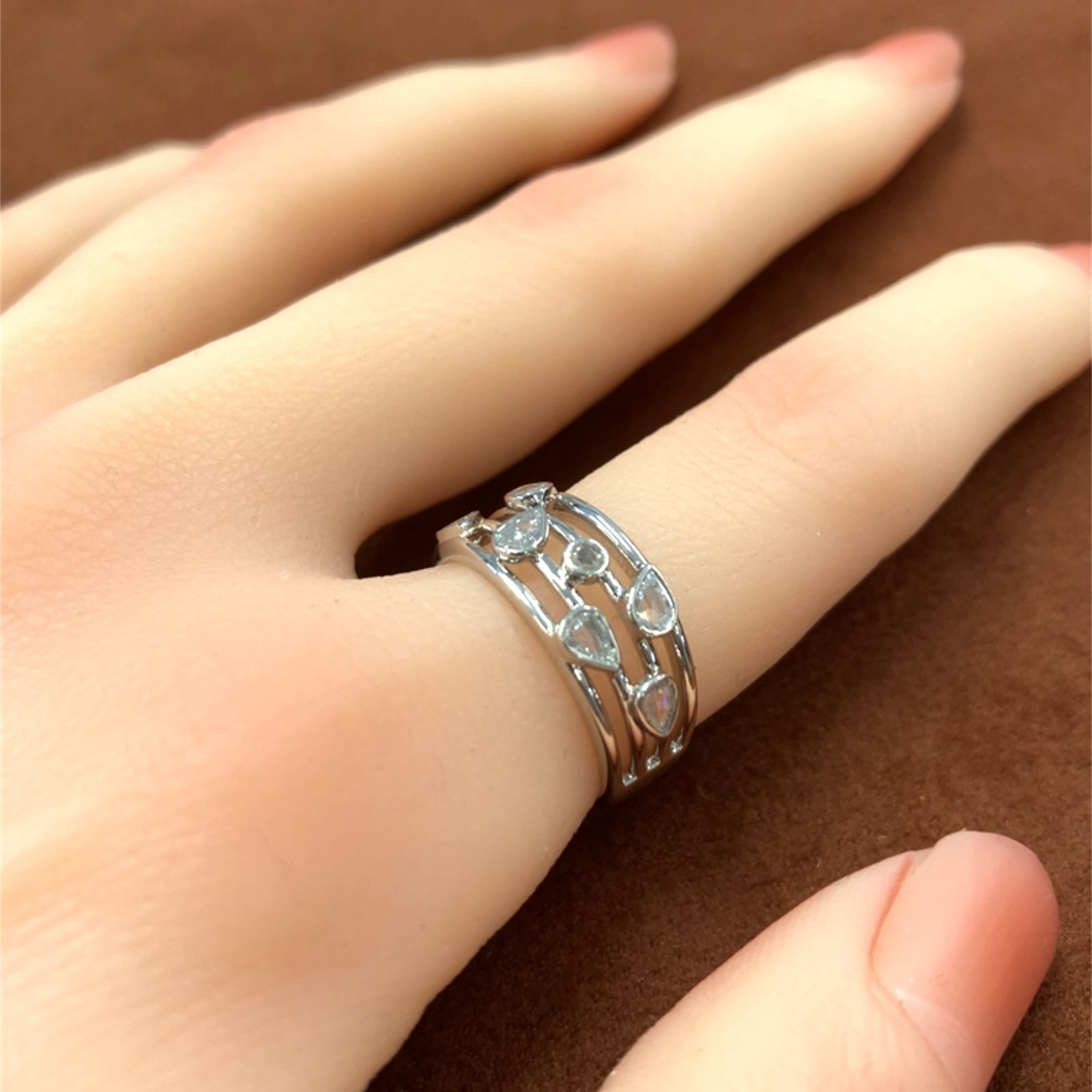 ローズカットダイヤモンド リング（Pt／0.55ct／13.0号） ローズカットダイヤリング プラチナ 天然 ローズカット ダイヤモンド