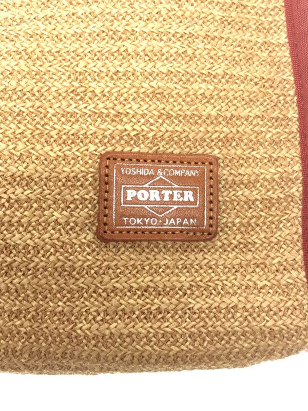 PORTER ポーター マルシェサック かごバッグ ベージュ - MODESCAPE