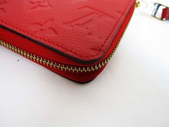 LOUIS VUITTON アンプラント ジッピーウォレット 長財布 赤 LOUIS