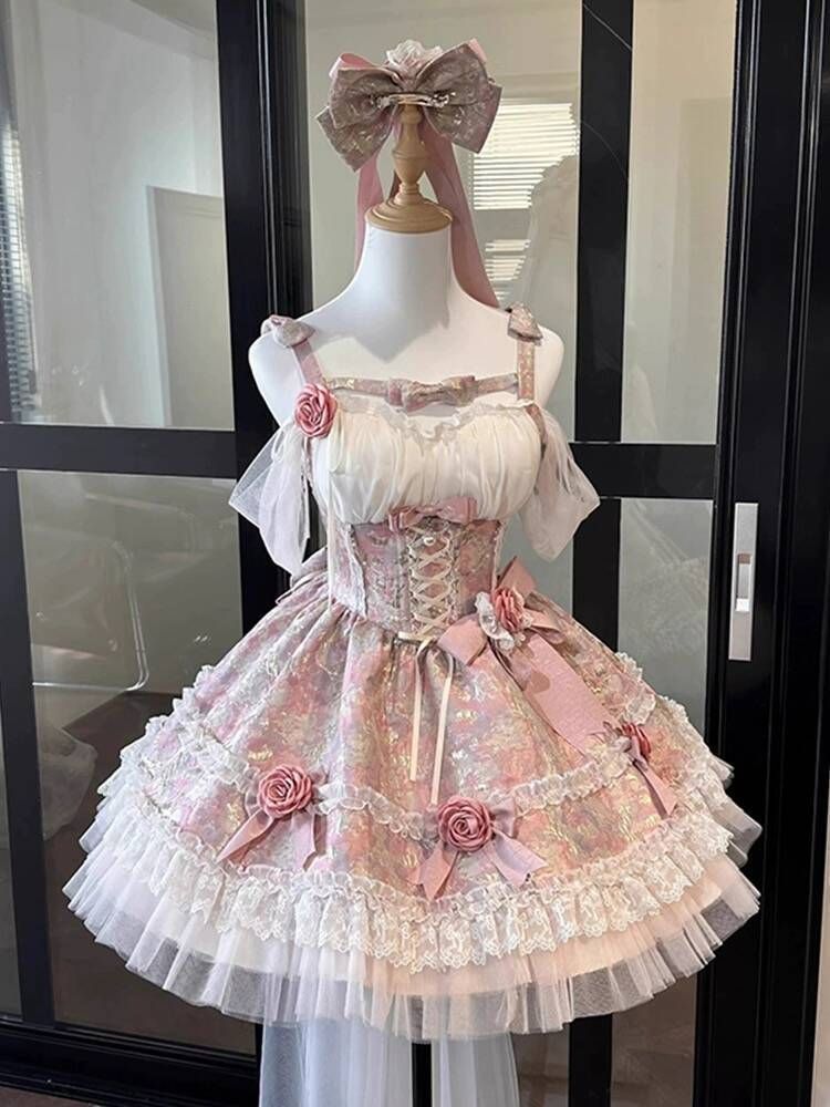 新品未使用 夏季新作 フランス風 森系プリンセスドレス