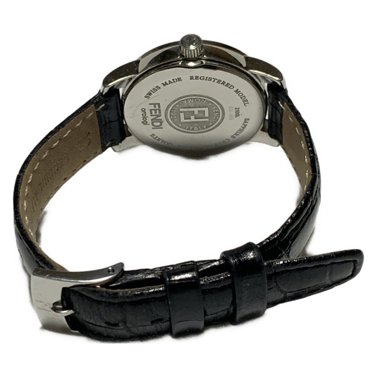 FENDI(フェンディ) 腕時計 - 2100L レディース 黒 - メルカリ 