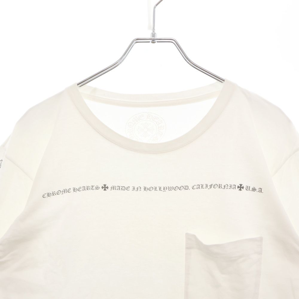 【CHROME HEARTS】ラブユー アーム プリント 長袖 カットソー Chrome Hearts - クロムハーツ CH L/S LOVE YOU ネックラブユー