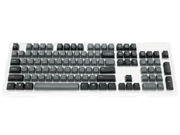 FILCO Majestouch専用 PBT2色成形 ASAGI×Gray 2 tone Keycap set 104キー 英語配列 キープラー付き FKCS104AGP2