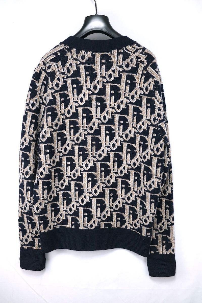 2022AW DIOR ディオール オブリーク 総柄 ウール ニット