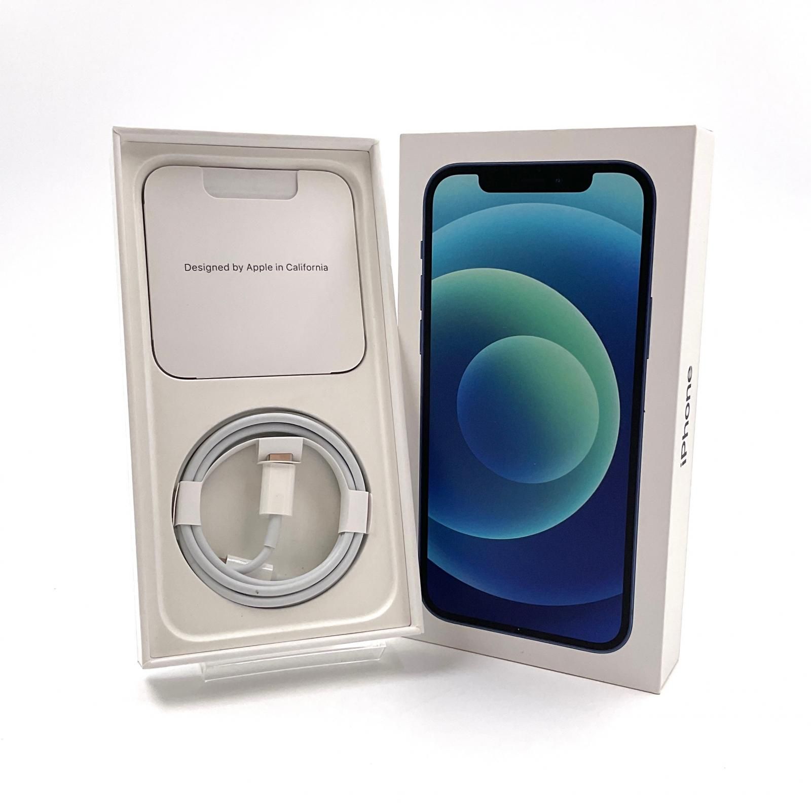 iPhone - 『新品未使用』iPhone12 64GB ブルー au 全額返金保証】【最速発送】Apple iPhone 12 64GB ブルー au 白