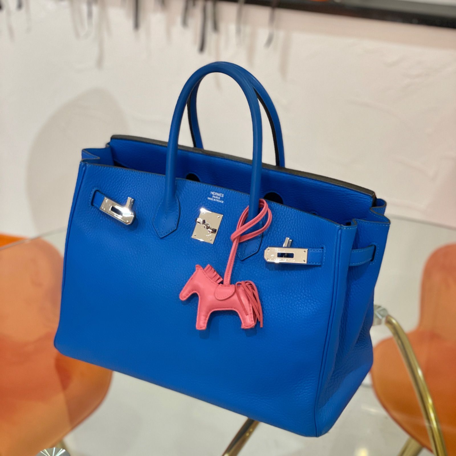 エルメス ロデオPM ローズアザレ HERMES バッグチャーム AC0002 【公式