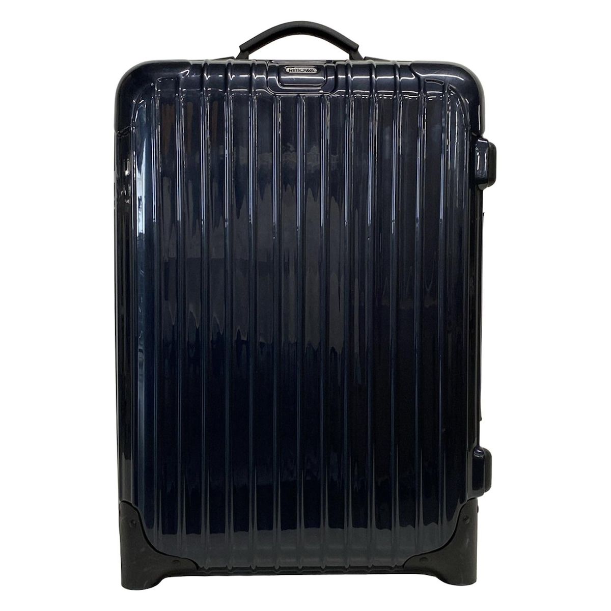 RIMOWA リモワ キャリーバッグ サルサ 857.52 ネイビー TSAロックナンバー 000 |35L|2輪