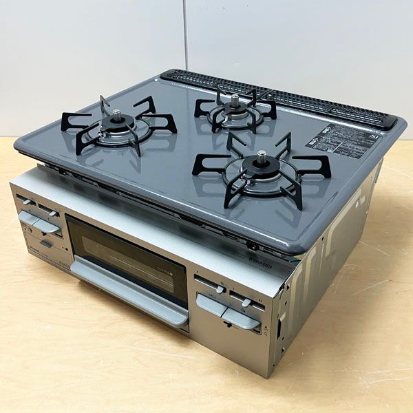 Rinnai|リンナイ 水無し片面焼きグリル 3口ビルトインガスコンロ 都市ガス システムキッチン用 2025年製 ●90049 RB32AM5H2SVW