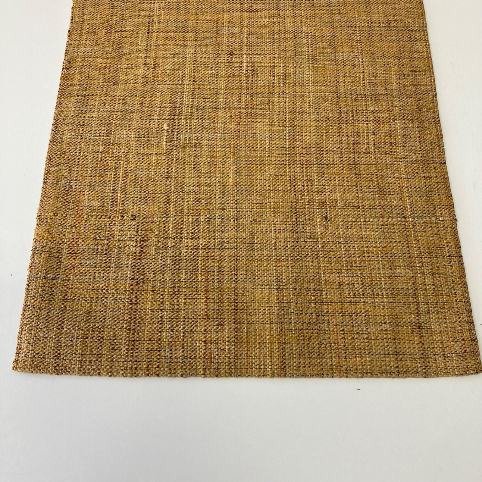 九寸名古屋帯　織匠 万勝　特選　創作　九寸帯 輪唐草紋 うす新橋色 六通柄 群馬みどりの春繭使用 M-052 名古屋帯 織柄 素敵なデザイン 松葉仕立て 正絹 きもの 和 九寸