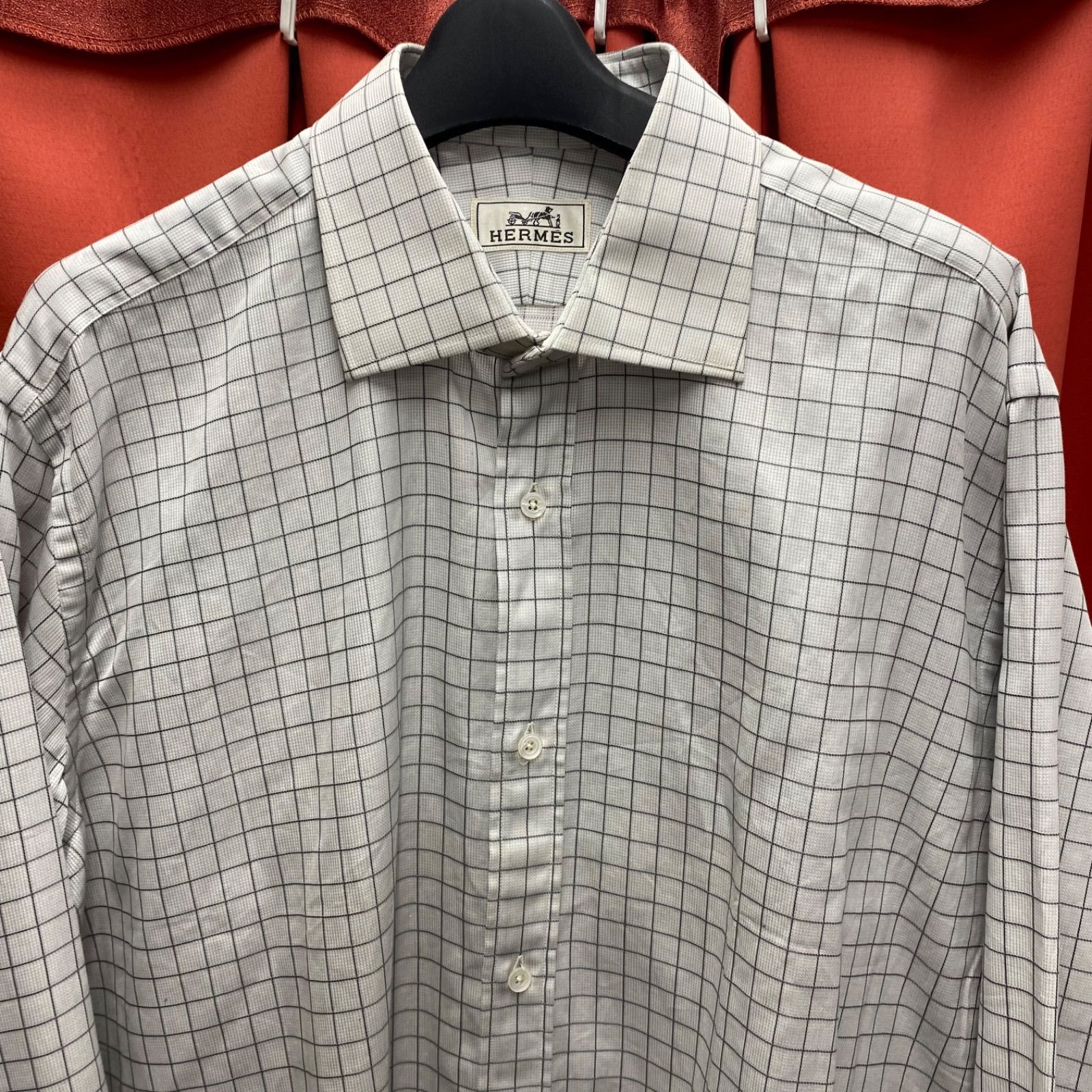 HERMES 長袖 シャツ 　Mサイズ HERMES - エルメス HERMES シャツの通販 by KOMEHYO ONLINE
