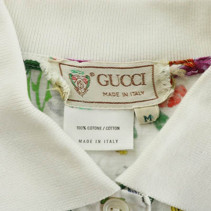 old gucci 花柄　ポロシャツ ヴィンテージ  90s old gucci 花柄 ポロシャツ ヴィンテージ 90s